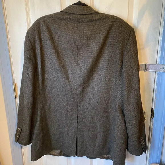 Stafford Jacket Mens 44R Khaki Camel Hair Wool Blend Sportscoat Suit Blazer 3BUT - Picture 9 of 9